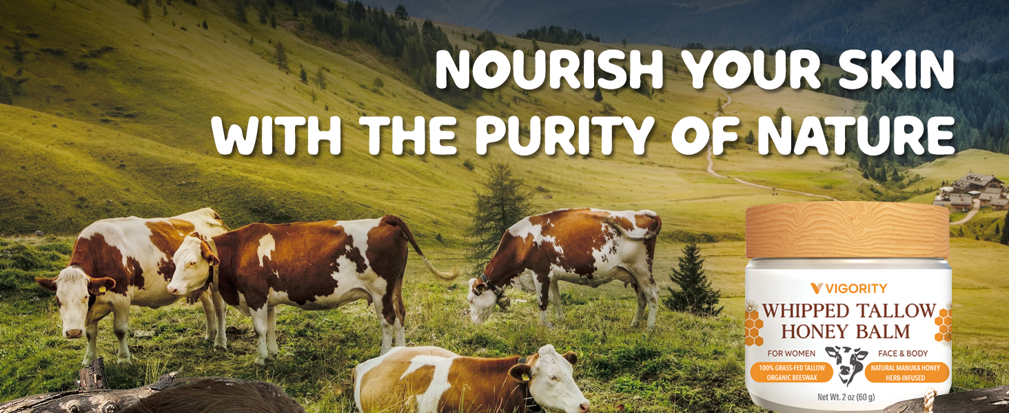 Vigority Beef Tallow and Honey Balm for Women 1