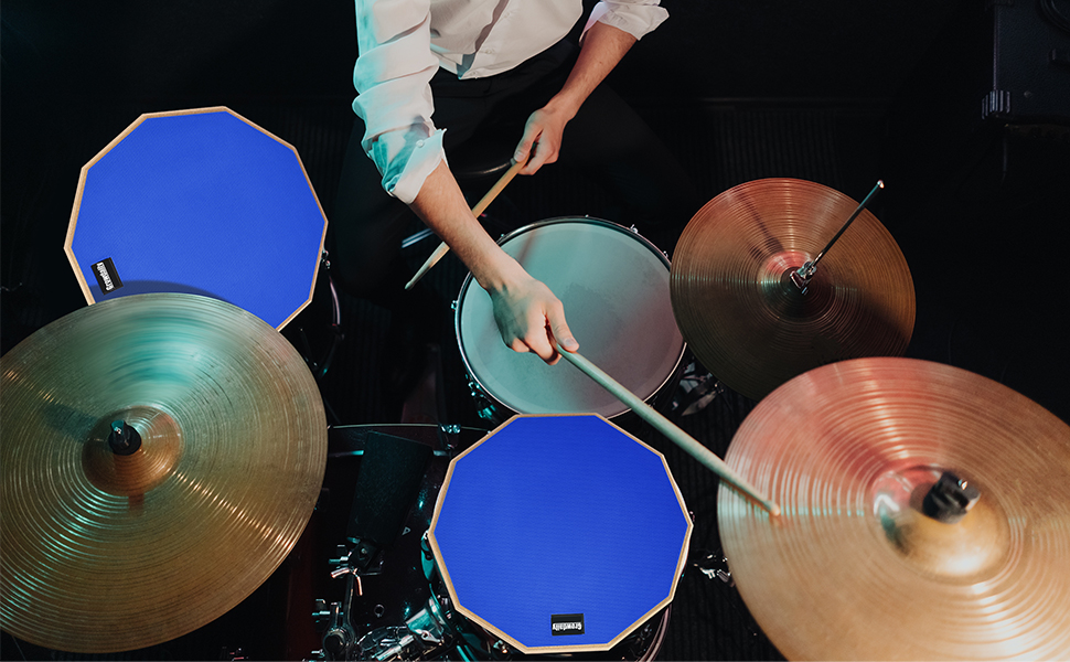 GrowDaily Drum Practice Pad for drumming drum pad and