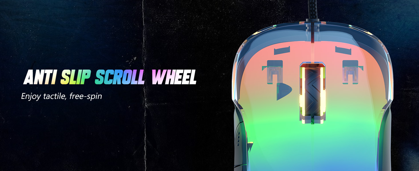 Anti Slip Scroll Wheel