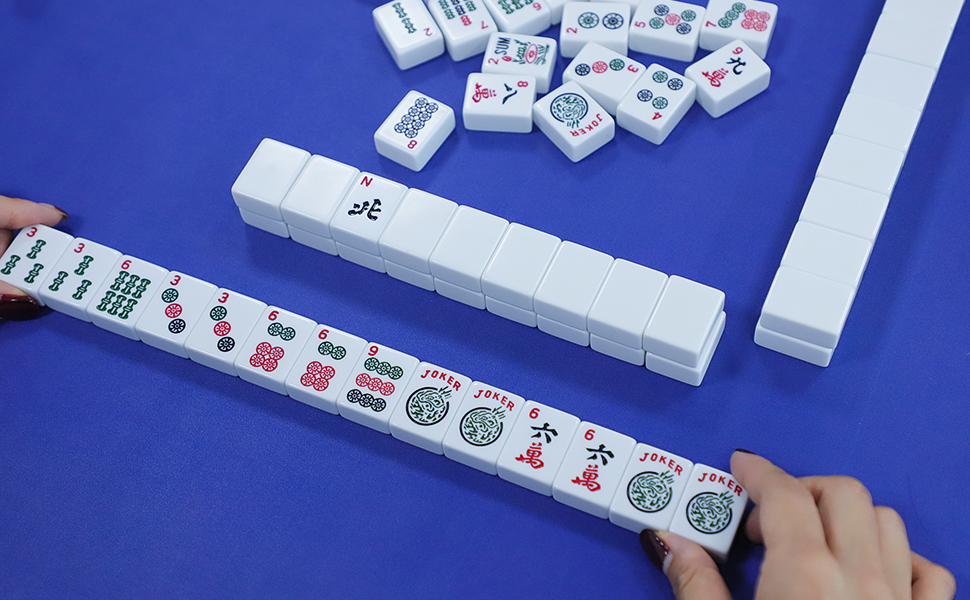 Jongyance Mahjong Table Foldable, 33.8”Folding Table, 4