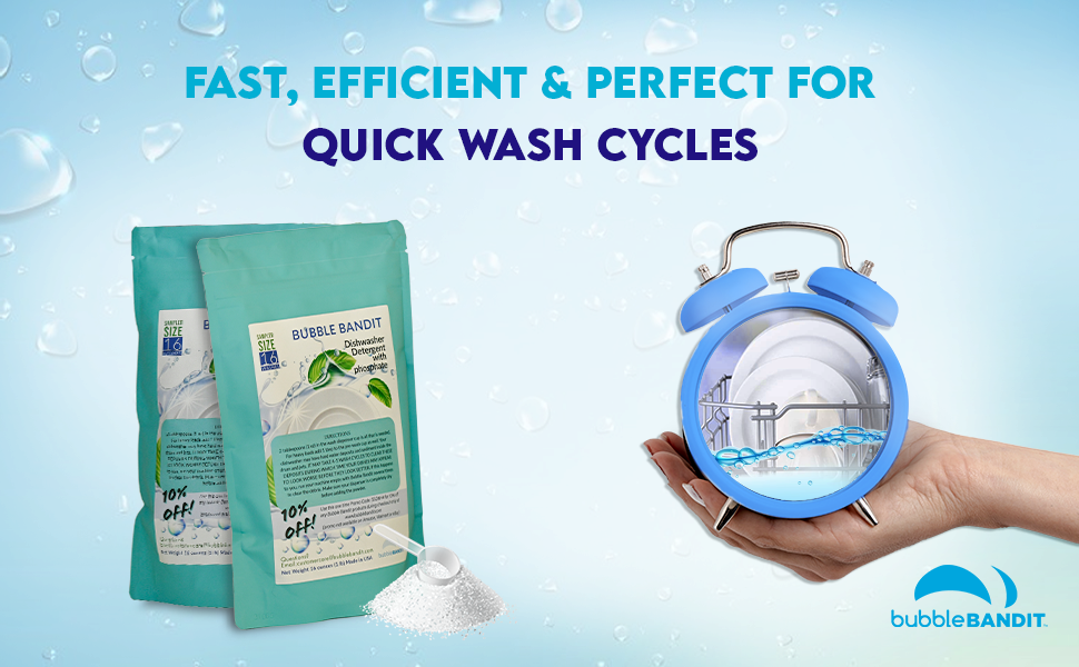 Bubble Bandit Dishwasher Powder Detergent with Phosphates