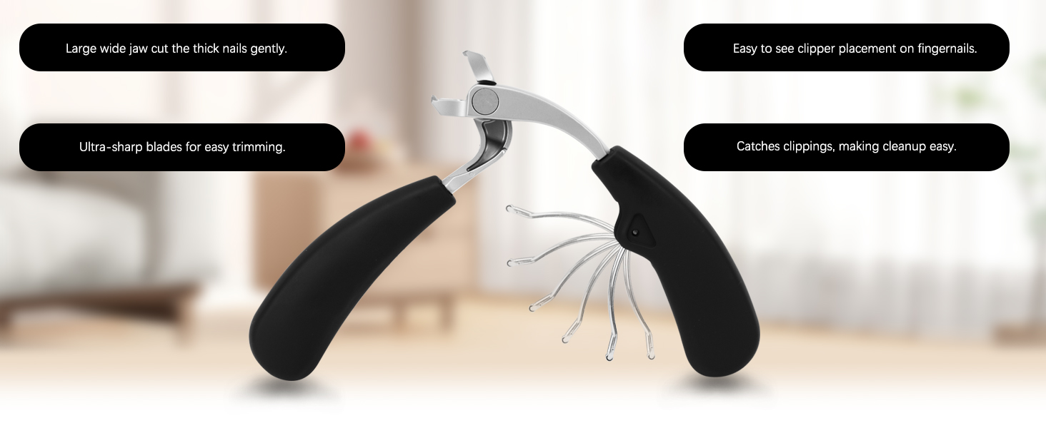 Unaone Nail Clippers - Professional Toenail Clippers for Thick Nails