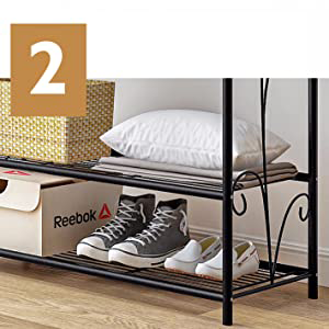 Stand Appendiabiti Da Terra Porta Abiti In Metallo Armadio Aperto Con Ripiani Appendiabiti Vintage Metallico Porta Abiti Da Camera Ingresso 16 Armadio Guardaroba Appendiabiti con Ripiani