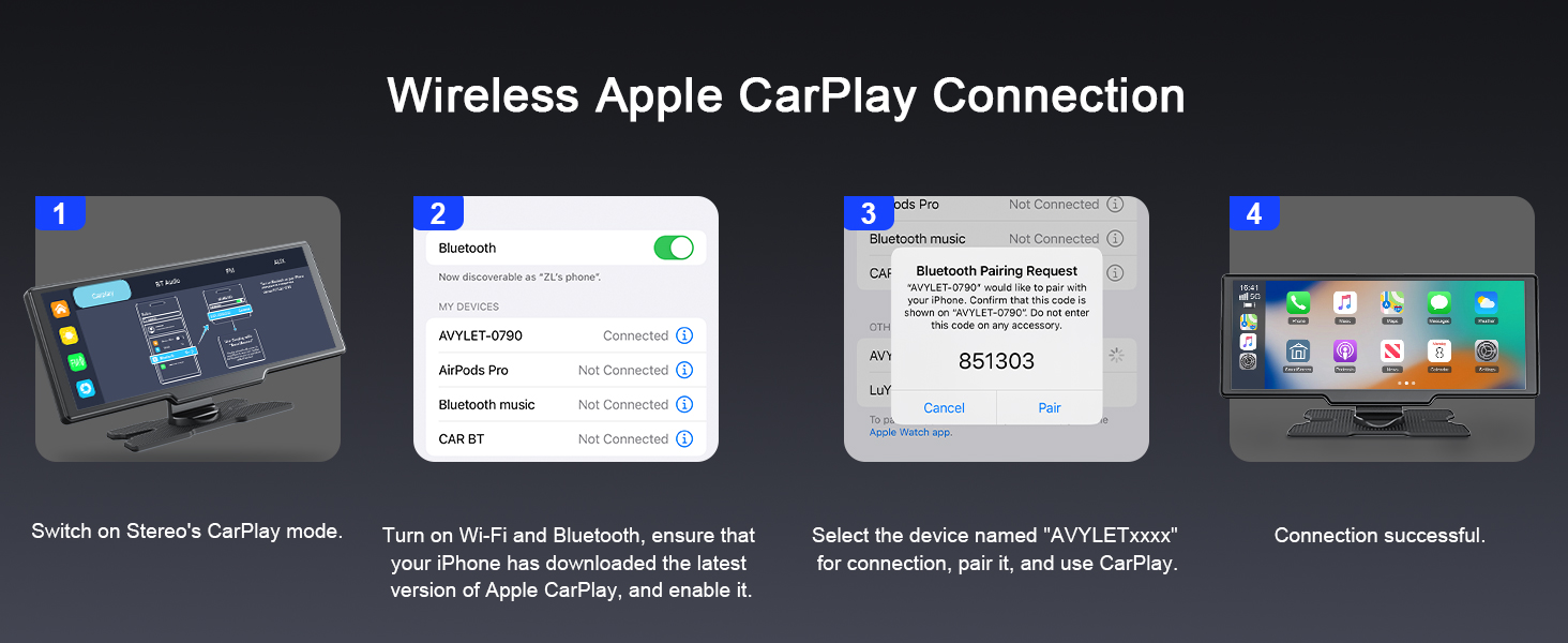 Wireless Apple CarPlay Connection