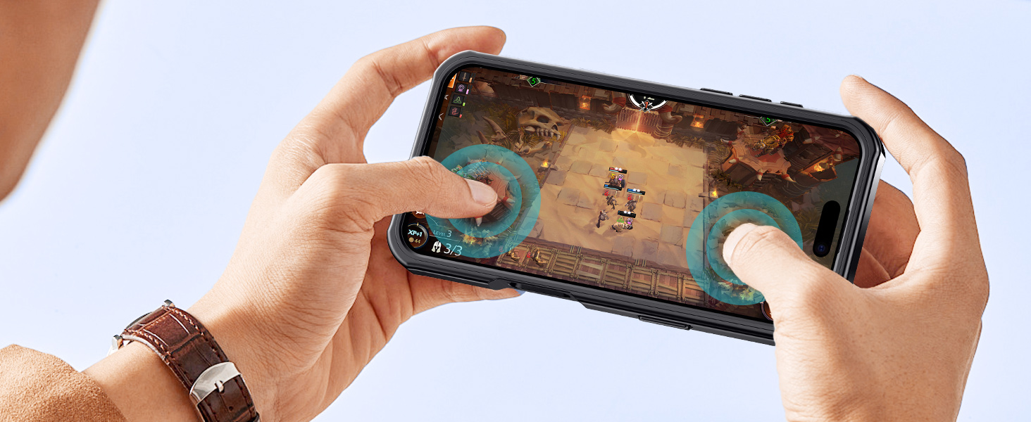 Privacy 3 in 1 Case for iPhone 16 Pro Max, [CD Mag