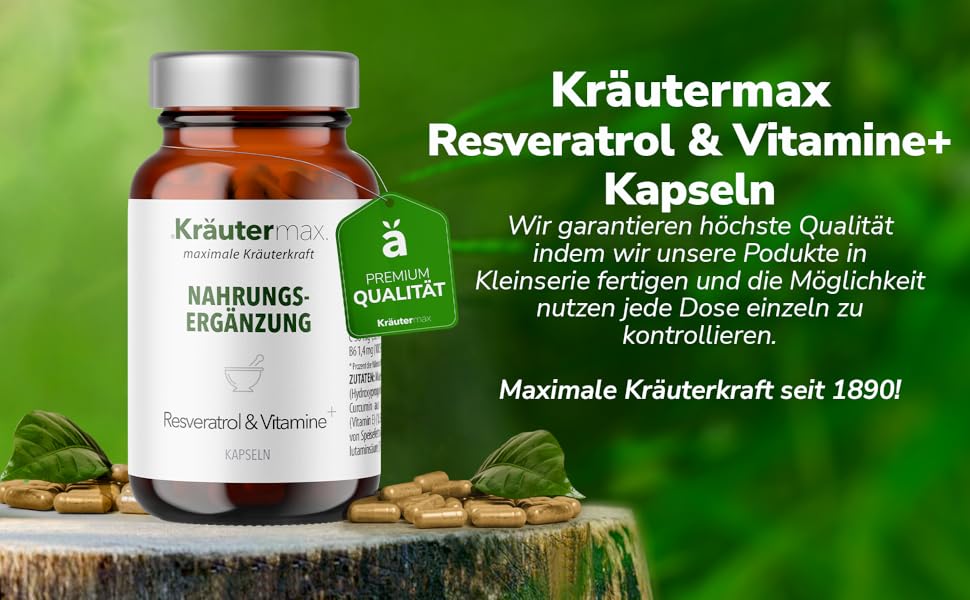 Resveratrol & Vitamine+ Kapseln