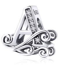 letter A charms for pandora bracelets