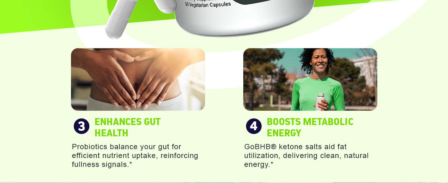 GLP-1 Tonic blends Apple Cider Vinegar, probiotics, BHB salts to help gut wellness and metabolism