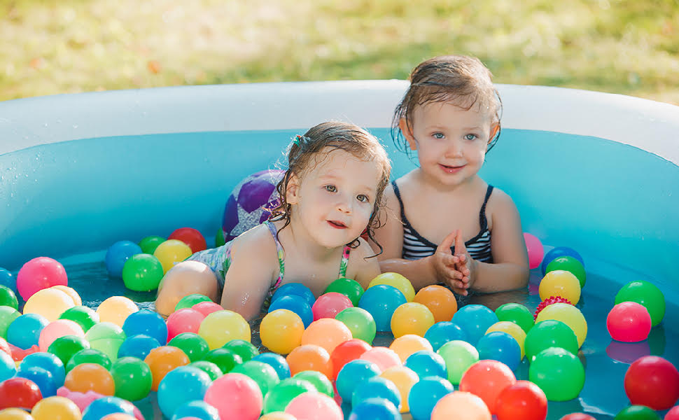 Webby Colourful Kids Pool Fun Balls(7CM)