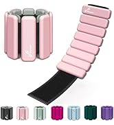 Sportneer Wrist & Ankle Weights for Women Men - 1 Pair (1 lb/2 lb Each) | Adjustable Weighted Bra...