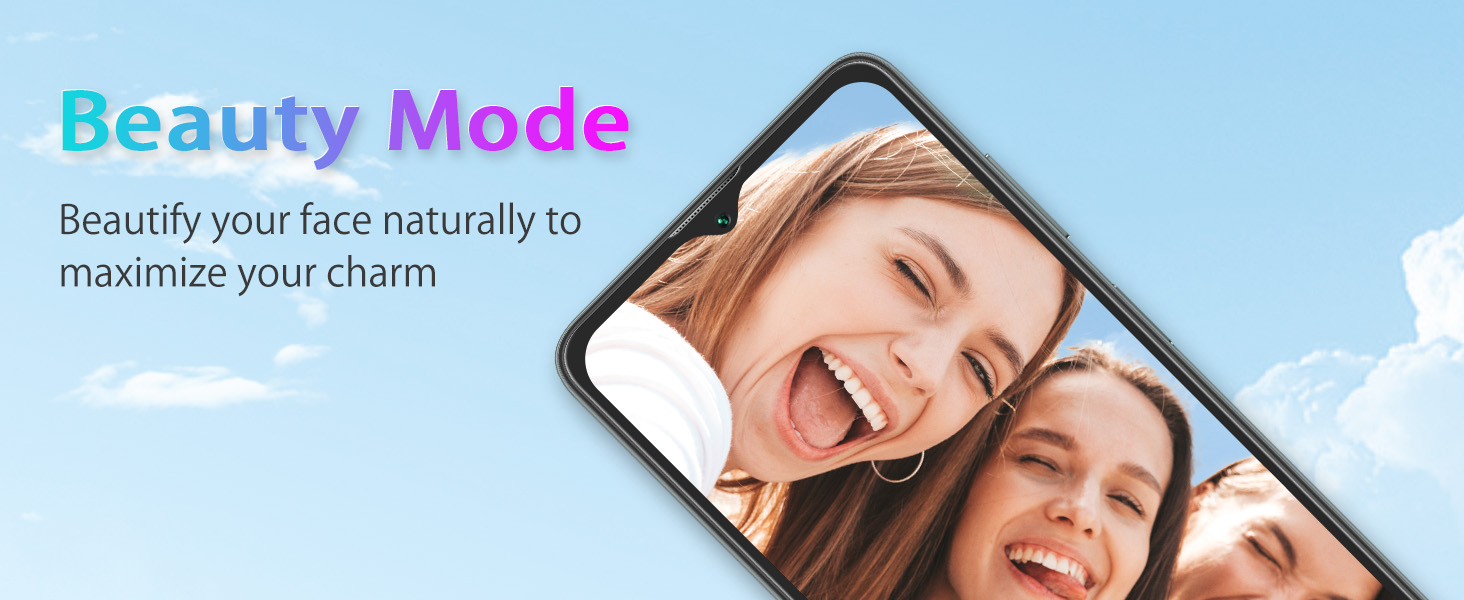 OSCAL C30 smartphone beauty mode
