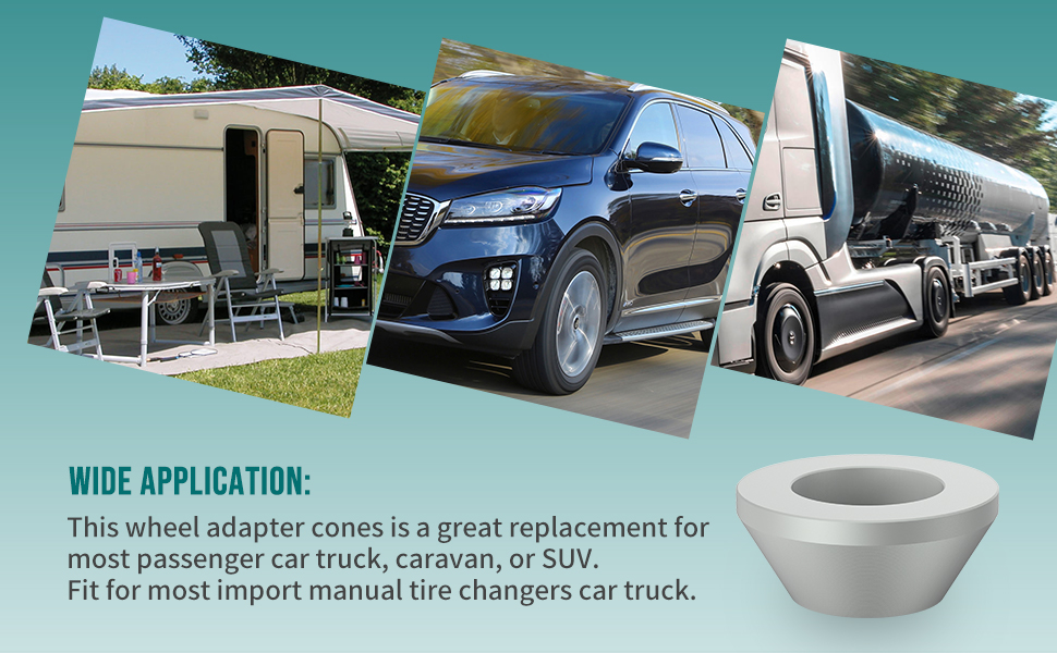 AUTOVIC Manual Tire Changer Centering Cone, Billet Aluminum