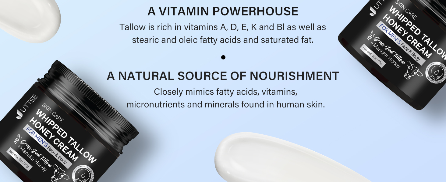 tallow and honey balm