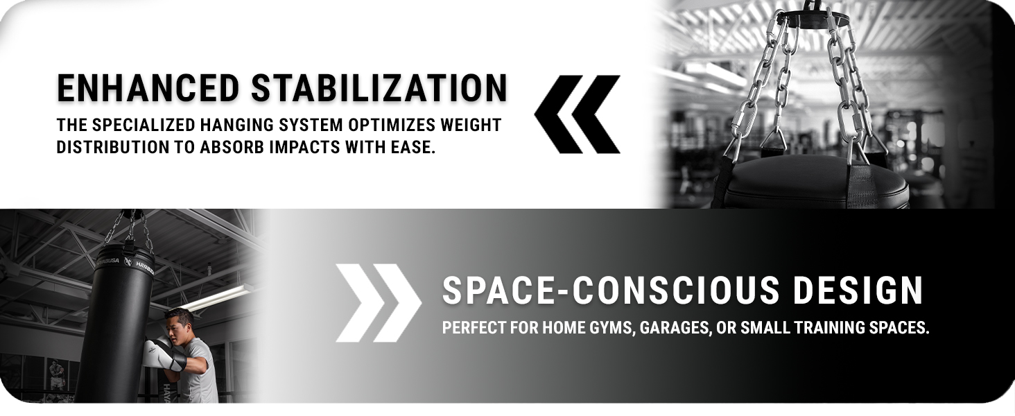 Hayabusa Classic Heavy Bag - Black, 70lb