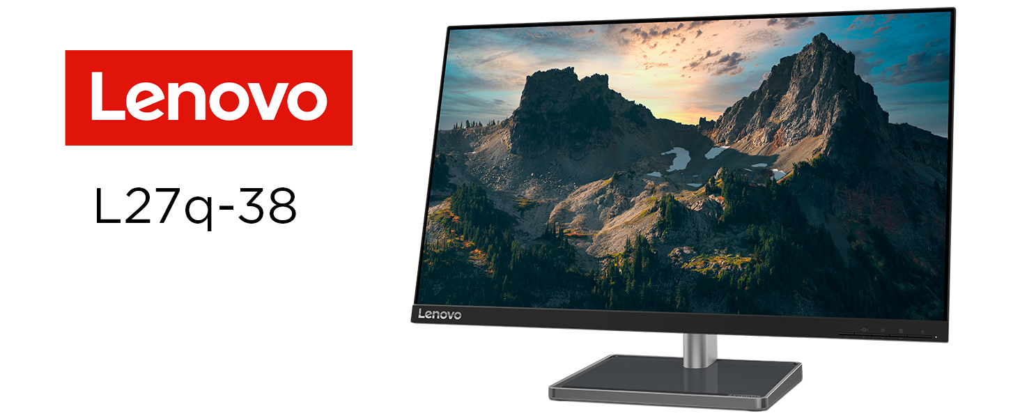Lenovo L27q38 27" WQHD Monitor 2560x1440 75Hz 350 nits 4ms