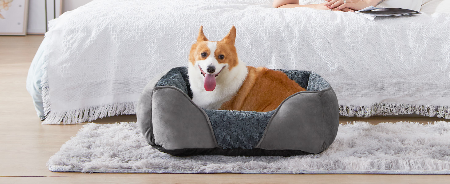 Hundebett Waschbar Flauschig Hundekorb