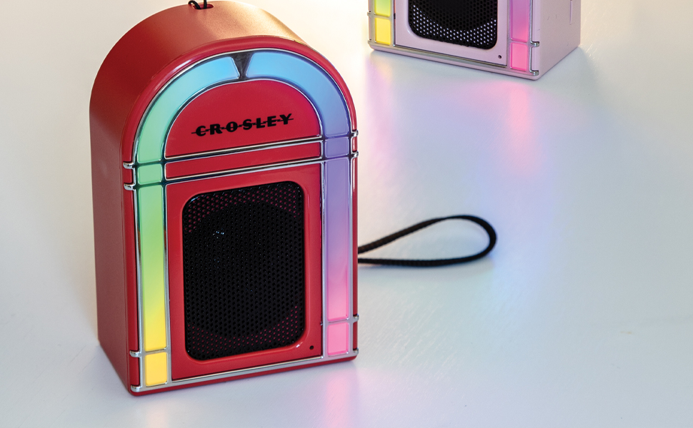 Amazon.com: Crosley CR3046A-RE Mini Jukebox Portable Bluetooth