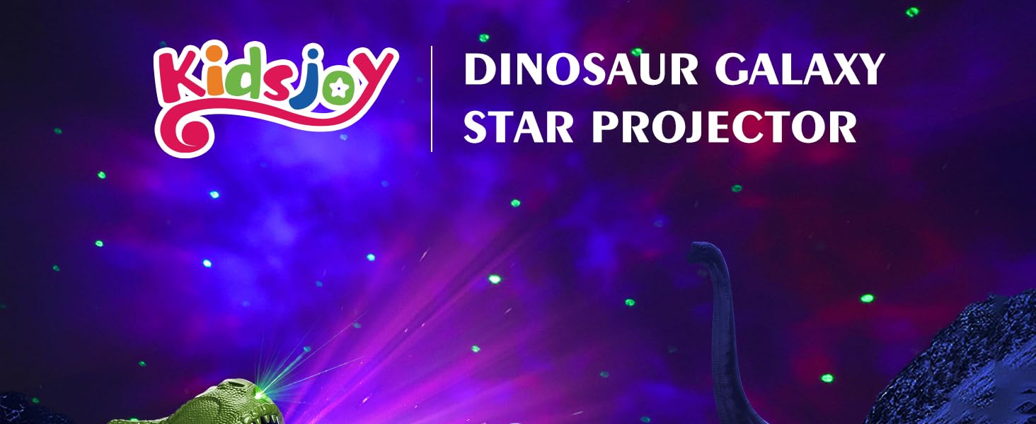 Dinosaur galaxy star projector kids christmas gift for bedroom ceiling night light