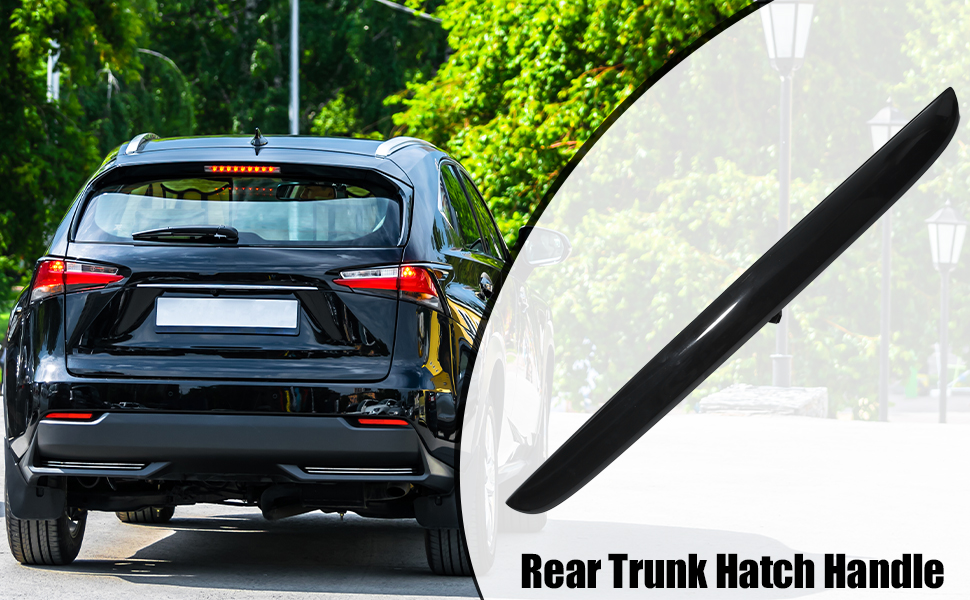 ACROPIX Rear Trunk Hatch Handle Tailgate Trim Lid Trunk