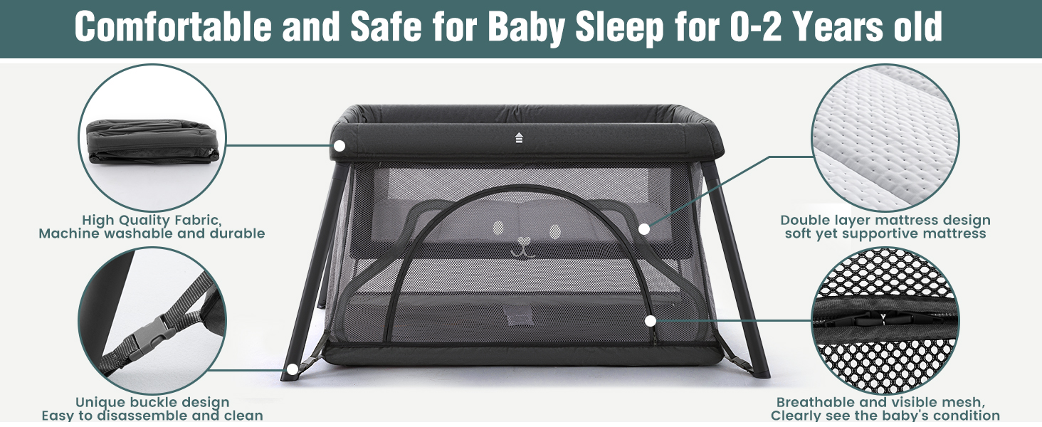 Portable Crib for Baby