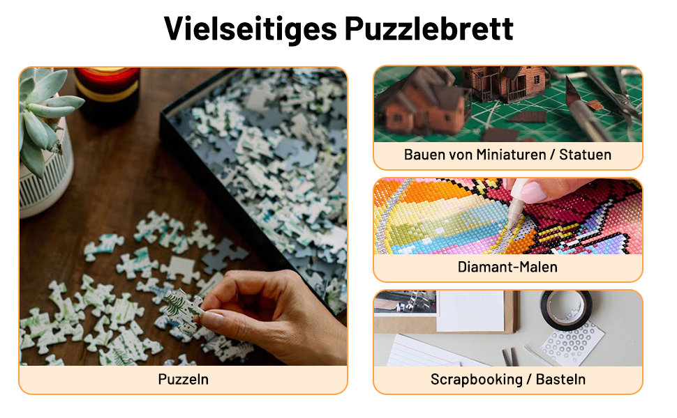puzzlebrett 1500 teile drehbar mit schubladen.
