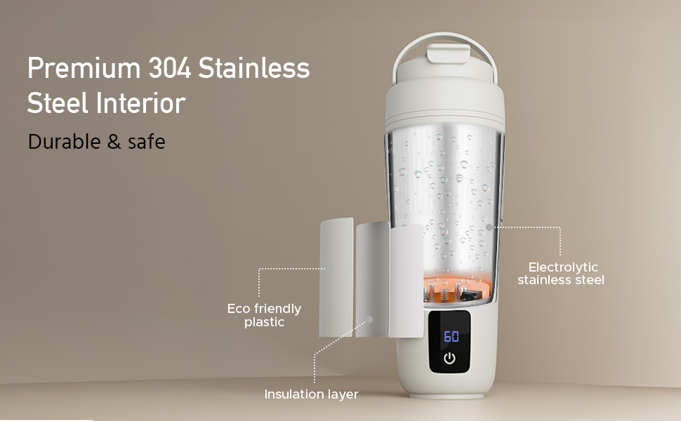 Electric kettle trains travel friendly bottle hot water tea coffee lifelong