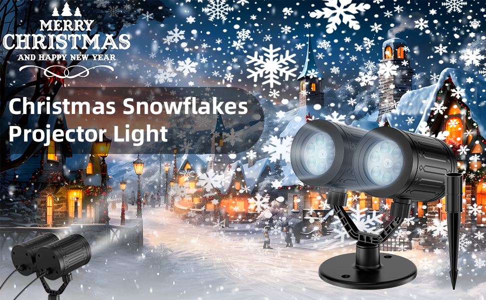 Christmas projector lights outdoor