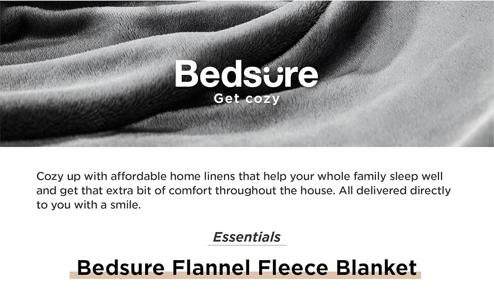 Bedsure Oversized Big Fleece Blanket 120x120 Inch Soft Cozy Extra Large Blankets