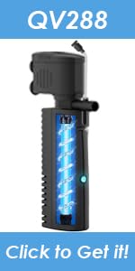 Amazon.com : VCRAZE Fish Tank Filter with U - V Light