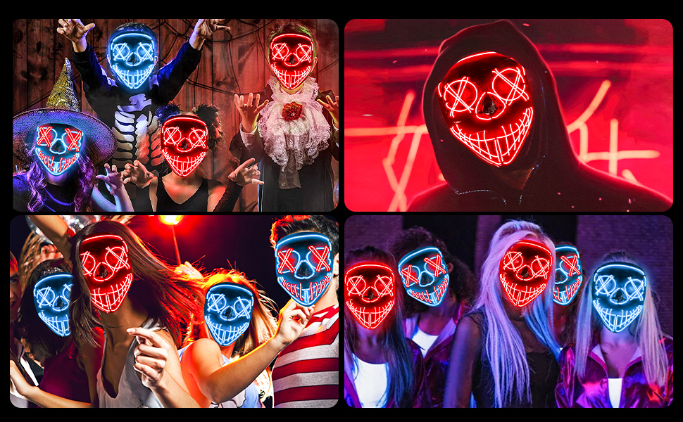 halloween Led mask