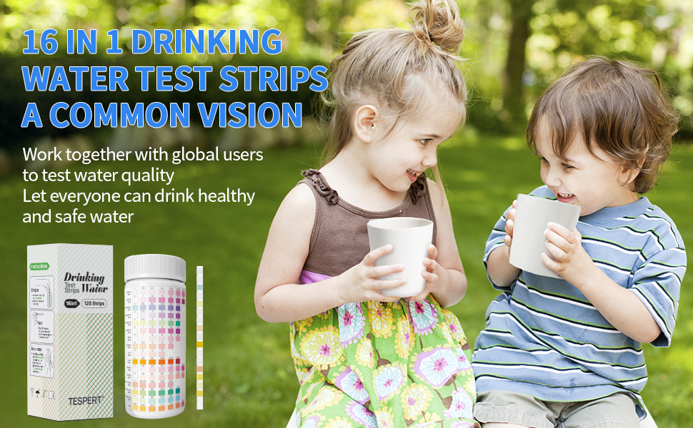 Water Testing Kits for Drinking Water 125 Strips 16 in 1 Drinking