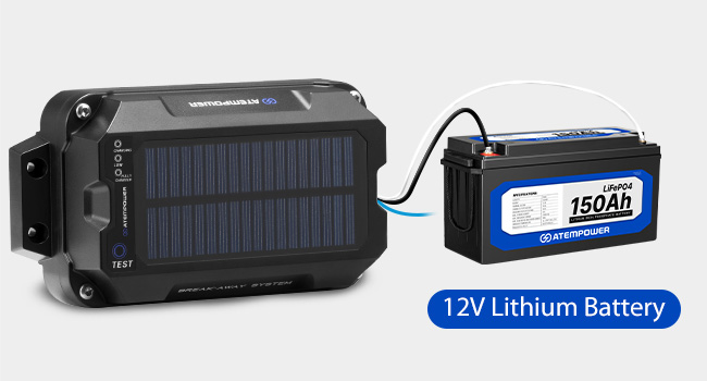 Trailer breakaway system charging method