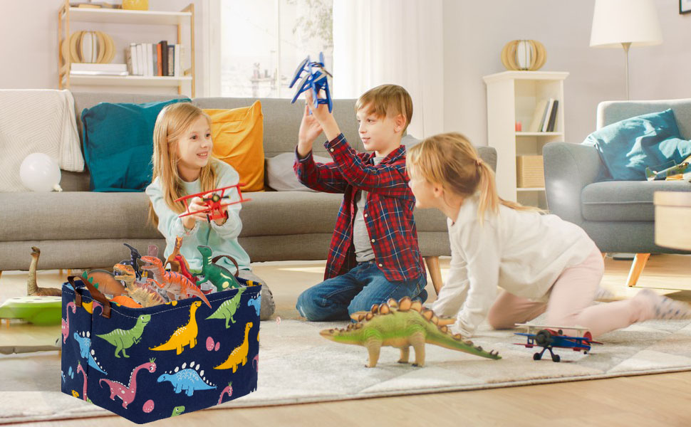 dinosaur storage bin