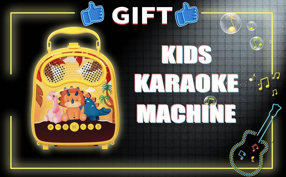 Kids Karaoke Machine for Girls Boys with 2 Microphones Children Karaoke
