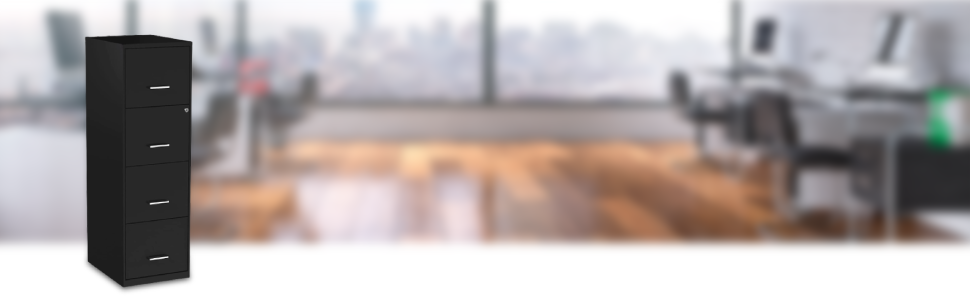 Staples 4-Drawer Vertical File Cabinet