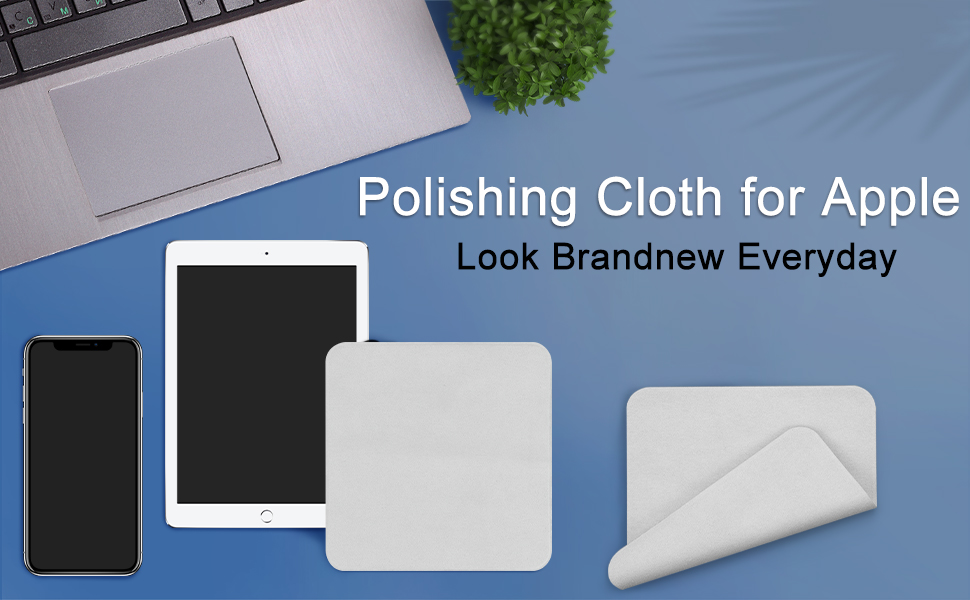 [2Pcs] Polishing Cloth for Apple 2021, Soft Nonabrasive Material Polish Cleaning