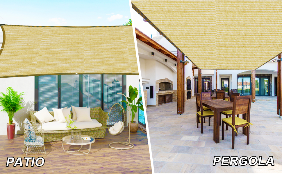 Shade Cloth for GardenPlants,Sun Shades Outdoor for Patios, Privacy Screen Fence