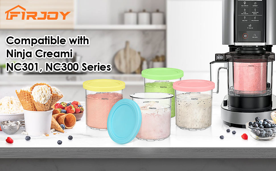 Replacement Pints for Ninja Creami NC300 A+01
