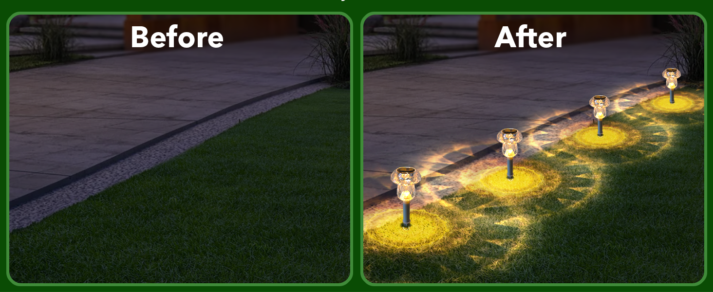 solar outdoor pathway lights