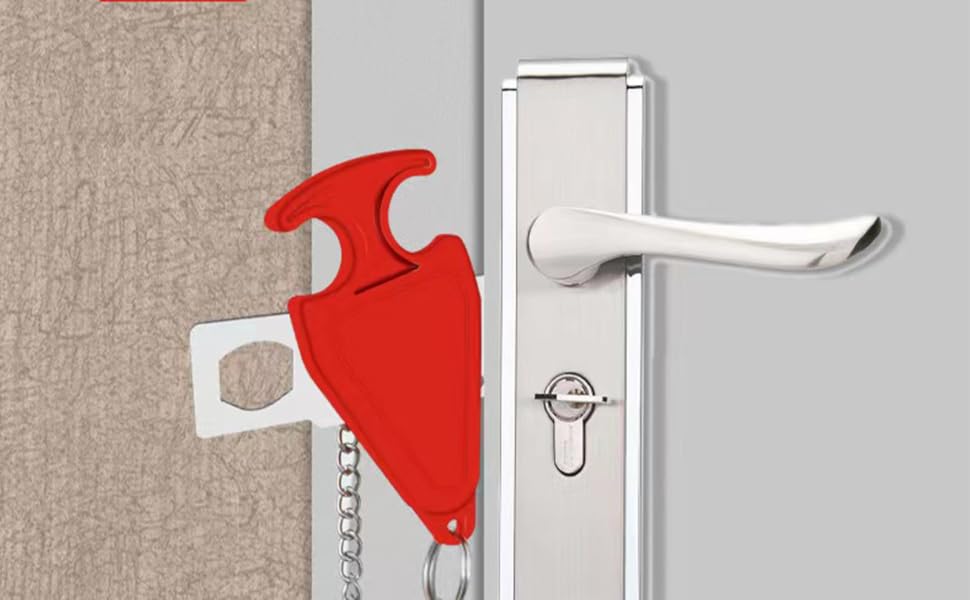 Portable Keypad Door Lock Home Security Travel Lockdown Locker Locks