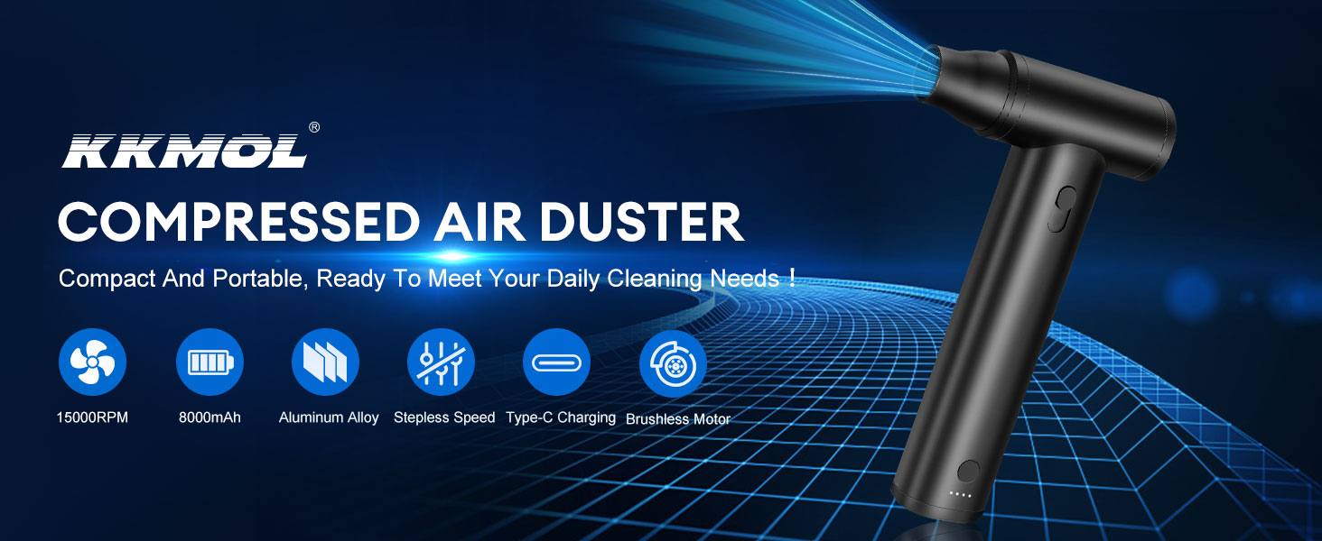 Electric air Duster Full Metal Compressed Air Duster