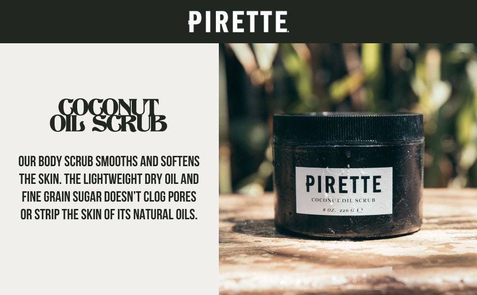 Pirette Coconut Oil Scrub