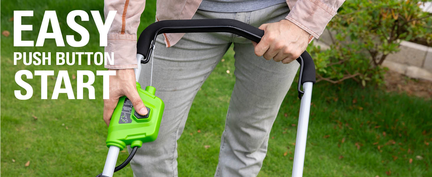Greenworks 40V 16inch Cordless Lawn Mower, 4.0 Ah Battery and Charger