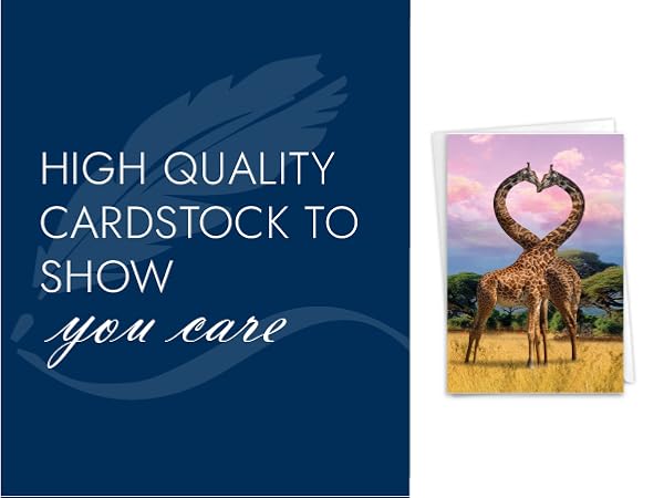 High quality cardstock to show