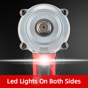 TEENO Clé à Chocs 20V Brushless Lithium-Ion Batteries 4.0Ah, 4 Douilles à Chocs, 600N.m (une Batterie) 16 3