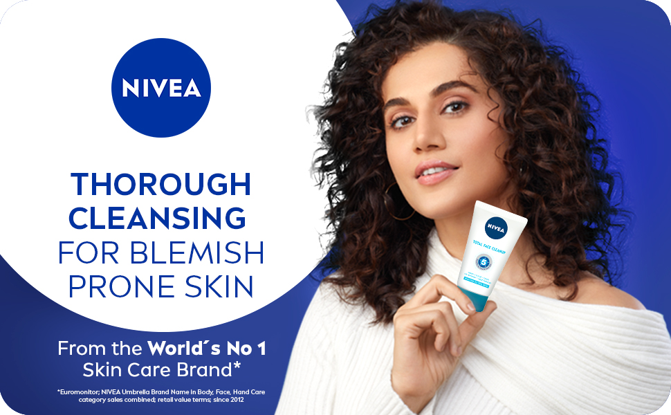 Nivea Women Face Wash, Total Face Cleanup, Acts As Face Wash, Face