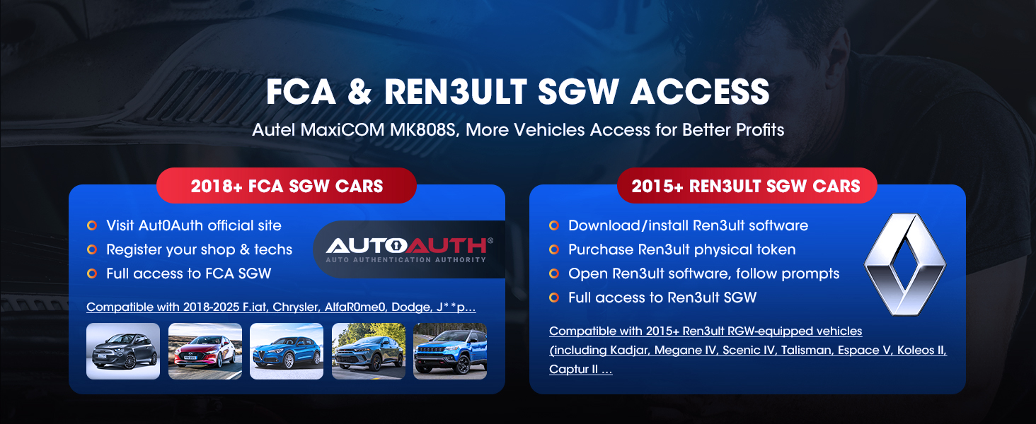 MK808S1-1 Autel Scanner MaxiCOM MK808S MK808BT Pro MX808S M808Z MaxiCheck MX900 MK900BT