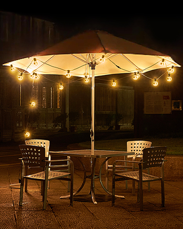 FGRYB Festoon Lights Outdoor Solar Powered