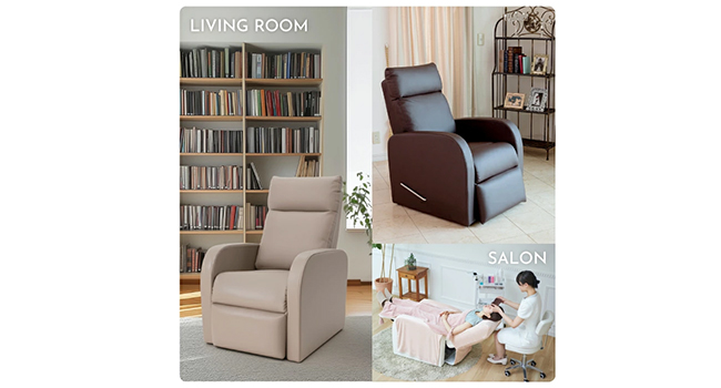 [WORLD LASH] コンパクトリクライニングチェア ホワイト WORLD LASH＞ スタイリッシュチェア ホワイトの通販｜セブン