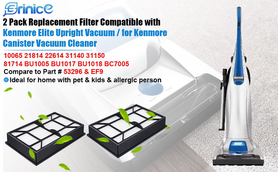 Erinice EF9 53296 Replacement Filter for Kenmore Elite